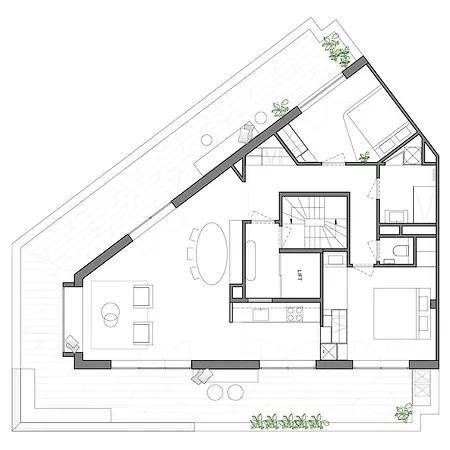 Apartment Wolken & Zout - Penthouse Ostend
